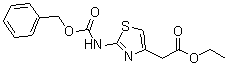 Ethyl 2-[2-[[(benzyloxy)carbonyl]amino]-4-thiazolyl]acetate molecular structure (CAS 92592-02-4)