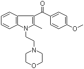 Pravadoline molecular structure (CAS 92623-83-1)