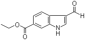 3-Formyl-1H-indole-6-carboxylic acid ethyl ester molecular structure (CAS 927181-97-3)