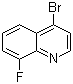 4-溴-8-氟喹啉分子结构 (CAS 927800-38-2)