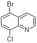 5-Bromo-8-chloroquinoline molecular structure (CAS 927800-41-7)