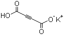 Acetylenedicarboxylic acid monopotassium salt molecular structure (CAS 928-04-1)