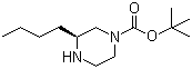 (3S)-3-Butyl-1-piperazinecarboxylic acid tert-butyl ester molecular structure (CAS 928025-60-9)