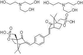 Ecamsule triethanolamine molecular structure (CAS 92841-53-7)