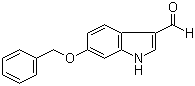结构式 CAS# 92855-64-6, 6-苄氧基吲哚-3-甲醛