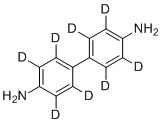 structure of CAS# 92890-63-6, Benzidine-d8;4-(4-amino-2,3,5,6-tetradeuteriophenyl)-2,3,5,6-tetradeuterioaniline