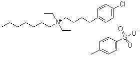 Clofilium tosylate molecular structure (CAS 92953-10-1)