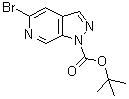 结构式 CAS# 929617-41-4, 5-溴-1H-吡唑并[3,4-c]吡啶-1-羧酸叔丁酯