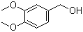 3,4-Dimethoxybenzyl alcohol molecular structure (CAS 93-03-8)