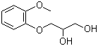 愈创甘油醚分子结构 (CAS 93-14-1)