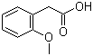 结构式 CAS# 93-25-4, 2-甲氧基苯乙酸