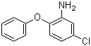 结构式 CAS# 93-67-4, 2-氨基-4-氯二苯醚; 4-氯-2-氨基二苯醚