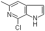 structure of CAS# 930790-43-5, 7-Chloro-5-methyl-1H-pyrrolo[2,3-c]pyridine