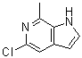 5-氯-7-甲基-1H-吡咯并[2,3-c]吡啶分子结构 (CAS 930790-54-8)