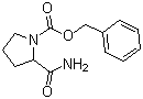 结构式 CAS# 93188-01-3, 2-氨甲酰吡咯烷-1-羧酸苄酯