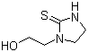 结构式 CAS# 932-49-0, 1-(2-羟乙基)-2-硫代咪唑烷酮
