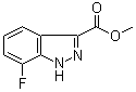 Methyl 7-fluoro-1H-indazole-3-carboxylate molecular structure (CAS 932041-13-9)