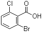 structure of CAS# 93224-85-2, 2-Bromo-6-chlorobenzoic acid