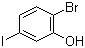 2-Bromo-5-iodophenol molecular structure (CAS 932372-99-1)