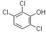 结构式 CAS# 933-75-5, 2,3,6-三氯苯酚