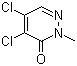 4,5-Dichloro-2-methyl-2H-pyridazin-3-one molecular structure (CAS 933-76-6)