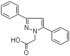 structure of CAS# 93323-67-2, (3,5-Diphenyl-1H-pyrazol-1-yl)acetic acid