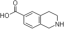 结构式 CAS# 933752-32-0, 1,2,3,4-四氢-6-异喹啉羧酸