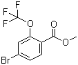 4-Bromo-2-(trifluoromethoxy)benzoic acid methyl ester molecular structure (CAS 933785-18-3)