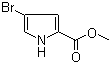 structure of CAS# 934-05-4, Methyl 4-bromopyrrole-2-carboxylate