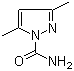 3,5-二甲基吡唑-1-甲酰胺分子结构 (CAS 934-48-5)