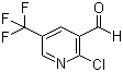 2-Chloro-5-(trifluoromethyl)pyridine-3-carbaldehyde molecular structure (CAS 934279-60-4)