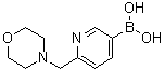 [6-(4-Morpholinylmethyl)-3-pyridinyl]boronic acid molecular structure (CAS 934505-32-5)