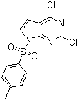 2,4-Dichloro-7-tosyl-7H-pyrrolo[2,3-d]pyrimidine molecular structure (CAS 934524-10-4)