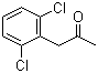 结构式 CAS# 93457-06-8, 1-(2,6-二氯苯基)-2-丙酮