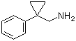 结构式 CAS# 935-42-2, 1-苯基环丙甲胺