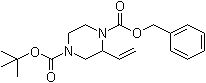 2-Ethenyl-1,4-piperazinedicarboxylic acid 4-(1,1-dimethylethyl) 1-(phenylmethyl) ester molecular structure (CAS 935544-55-1)