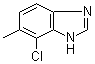 7-Chloro-6-methyl-1H-benzimidazole molecular structure (CAS 935873-40-8)