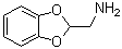 1,3-苯并二恶茂-2-甲胺分子结构 (CAS 936-78-7)