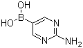 2-Aminopyrimidine-5-boronic acid molecular structure (CAS 936250-22-5)