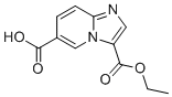 3-(乙氧羰基)咪唑并[1,2-a]吡啶-6-羧酸分子结构 (CAS 936637-98-8)