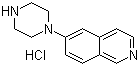6-(1-Piperazinyl)isoquinoline hydrochloride molecular structure (CAS 936643-77-5)