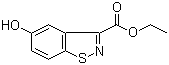 5-Hydroxy-1,2-benzisothiazole-3-carboxylic acid ethyl ester molecular structure (CAS 936923-43-2)