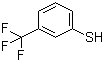3-三氟甲基苯硫酚分子结构 (CAS 937-00-8)