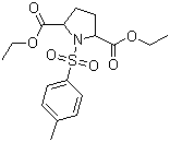 Diethyl 1-tosylpyrrolidine-2,5-dicarboxylate molecular structure (CAS 93725-00-9)