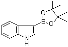 structure of CAS# 937366-54-6, Indole-3-boronic acid pinacol ester;3-(4,4,5,5-Tetramethyl-1,3,2-dioxaborolan-2-yl)-1H-indole