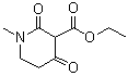 1-Methyl-2,4-dioxo-3-piperidinecarboxylic acid ethyl ester molecular structure (CAS 93758-44-2)