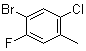 1-Bromo-5-chloro-2-fluoro-4-methylbenzene molecular structure (CAS 93765-83-4)