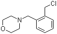 4-[[2-(Chloromethyl)phenyl]methyl]morpholine molecular structure (CAS 937664-34-1)