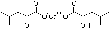 Calcium 2-hydroxy-4-methylpentanoate molecular structure (CAS 93778-33-7)