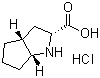(+/-)-八氢环戊二烯并[b]吡咯-2-甲酸盐酸盐分子结构 (CAS 93779-30-7)